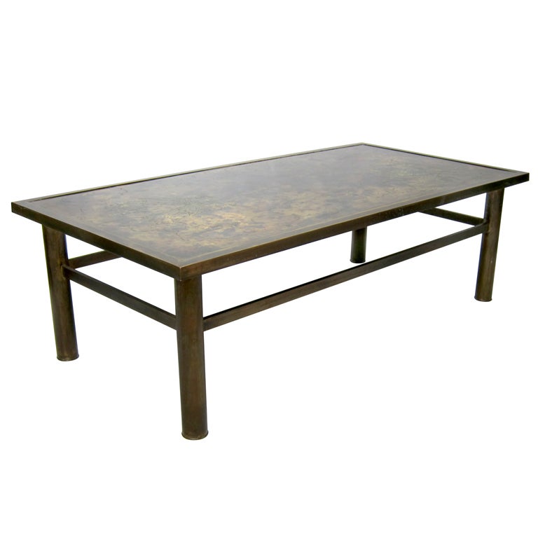 Philip and Kelvin Laverne "Classical" Bronze Coffee Table