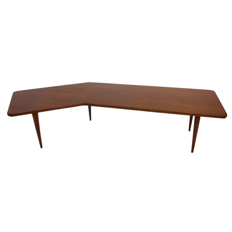 Angled Top Coffee Table For Sale at 1stDibs
