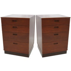 Pair of Nightstands by Edward Wormley for Dunbar
