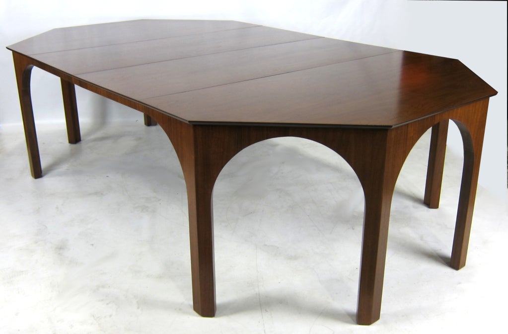 Majestic Coliseum Extension Dining Table-T.H. Robsjohn-Gibbings In Excellent Condition In Danville, CA
