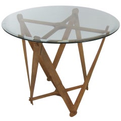 Antique Yarn Spool Side Table 4