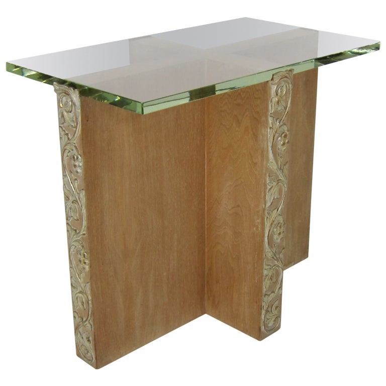 Important Modernist Cruciform Side Table