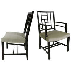 Set of Eight Mahogany Dining Chairs by Johan Tapp 10