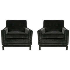 Pair of Club Chairs in the Style of T.H. Robsjohn-Gibbings