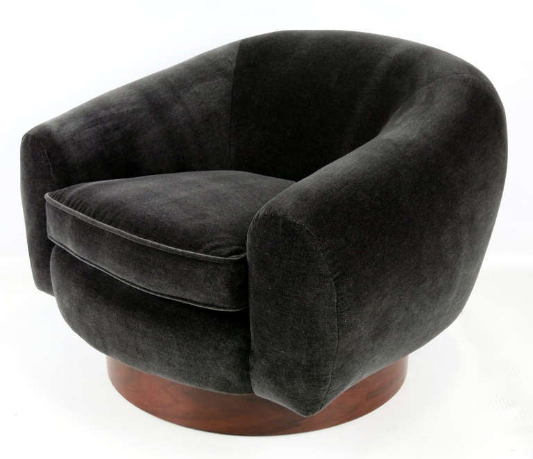 Modern Pair of Polar Bear style Swivel Chairs