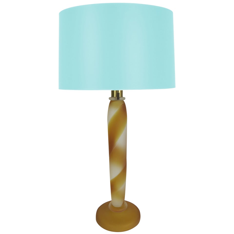 Murano Scavo Glass Lamp by John Hutton for Donghia