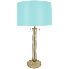 Lampe de table Cordonato D'Oro de Murano par John Hutton pour Donghia