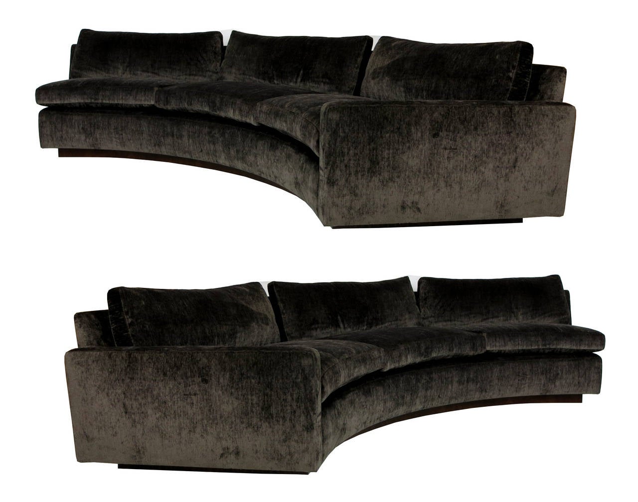 half circle sectional couch