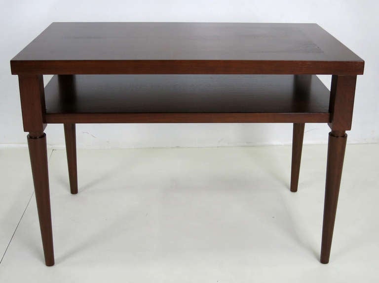 American Rare Pair of Neoclassical Modern Side Tables by T.H. Robsjohn-Gibbings