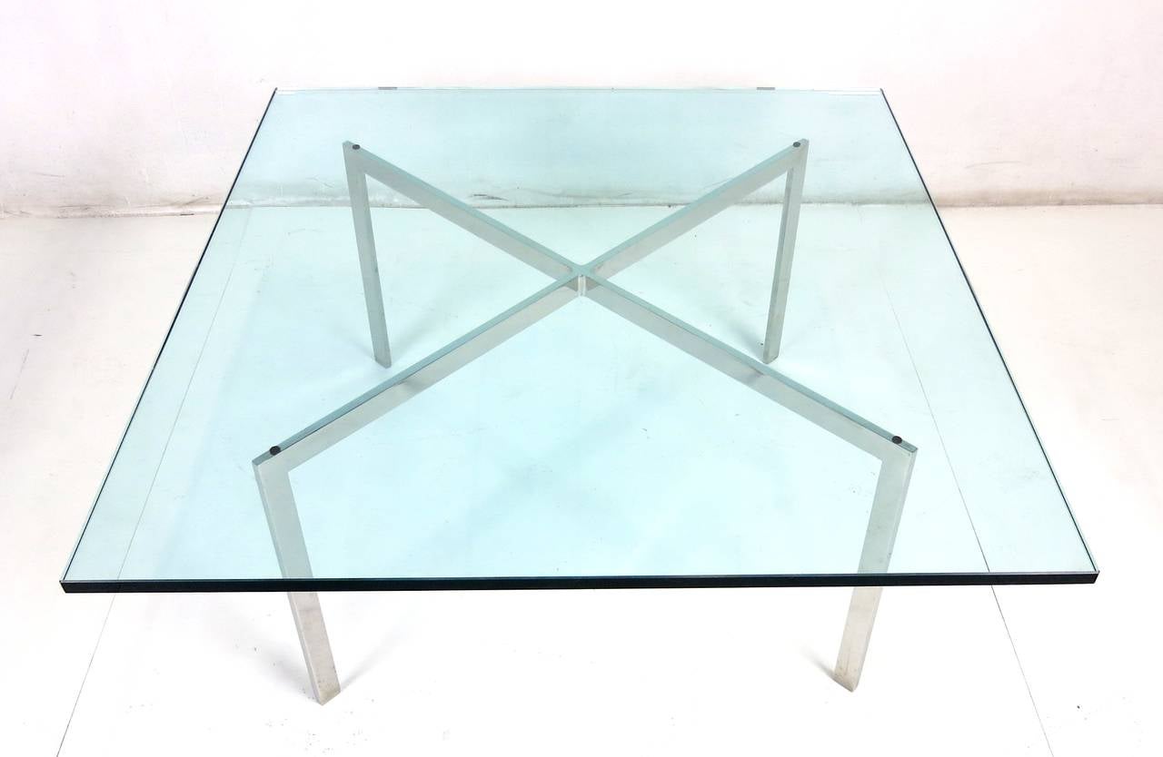 Bauhaus Early Barcelona Coffee Table by Mies Van der Rohe for Knoll
