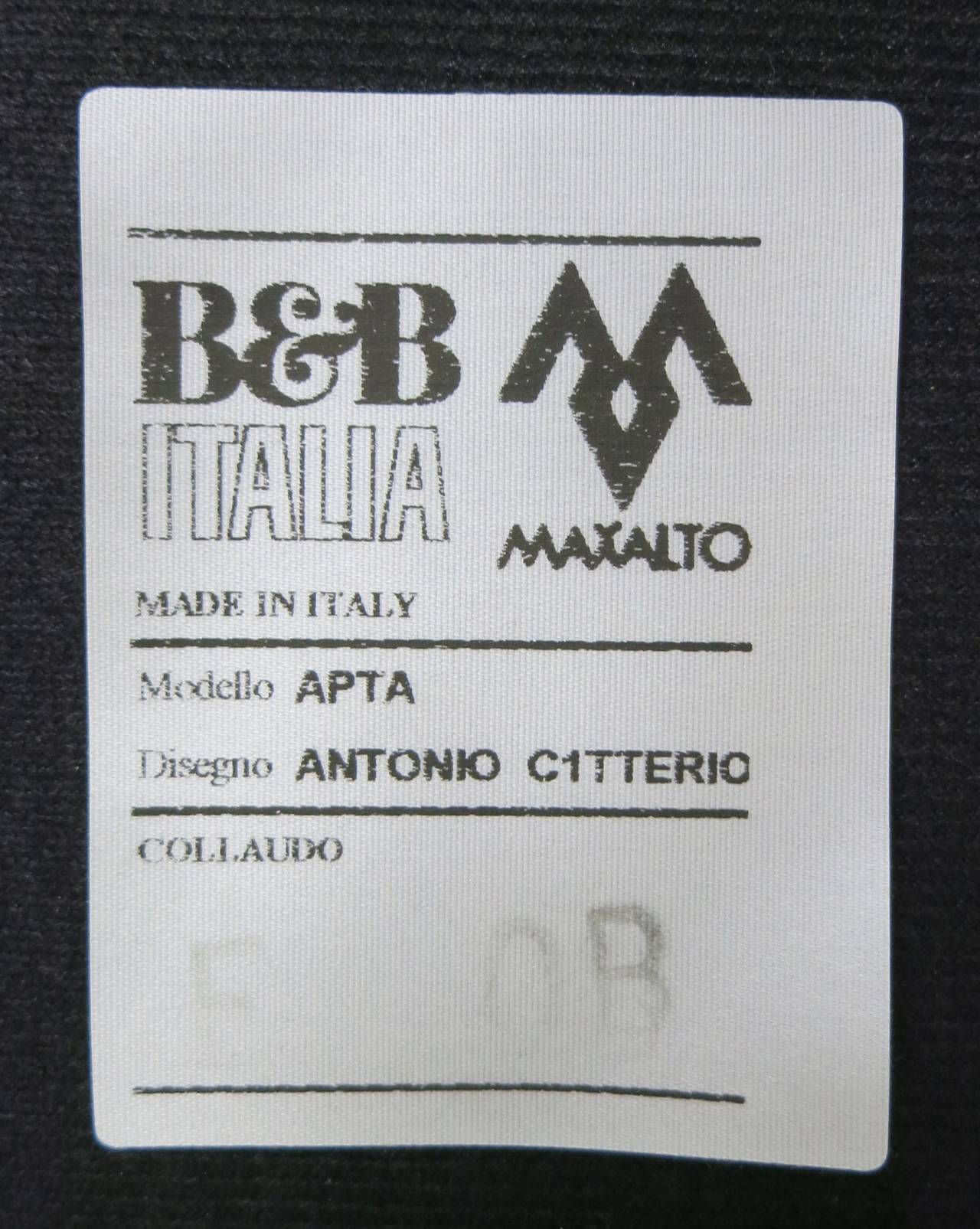 20th Century Pair of Kalos Lounge Chairs by Antonio Citterio for B&B Italia