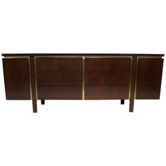 Walnut and Brass Dresser by John Widdicomb