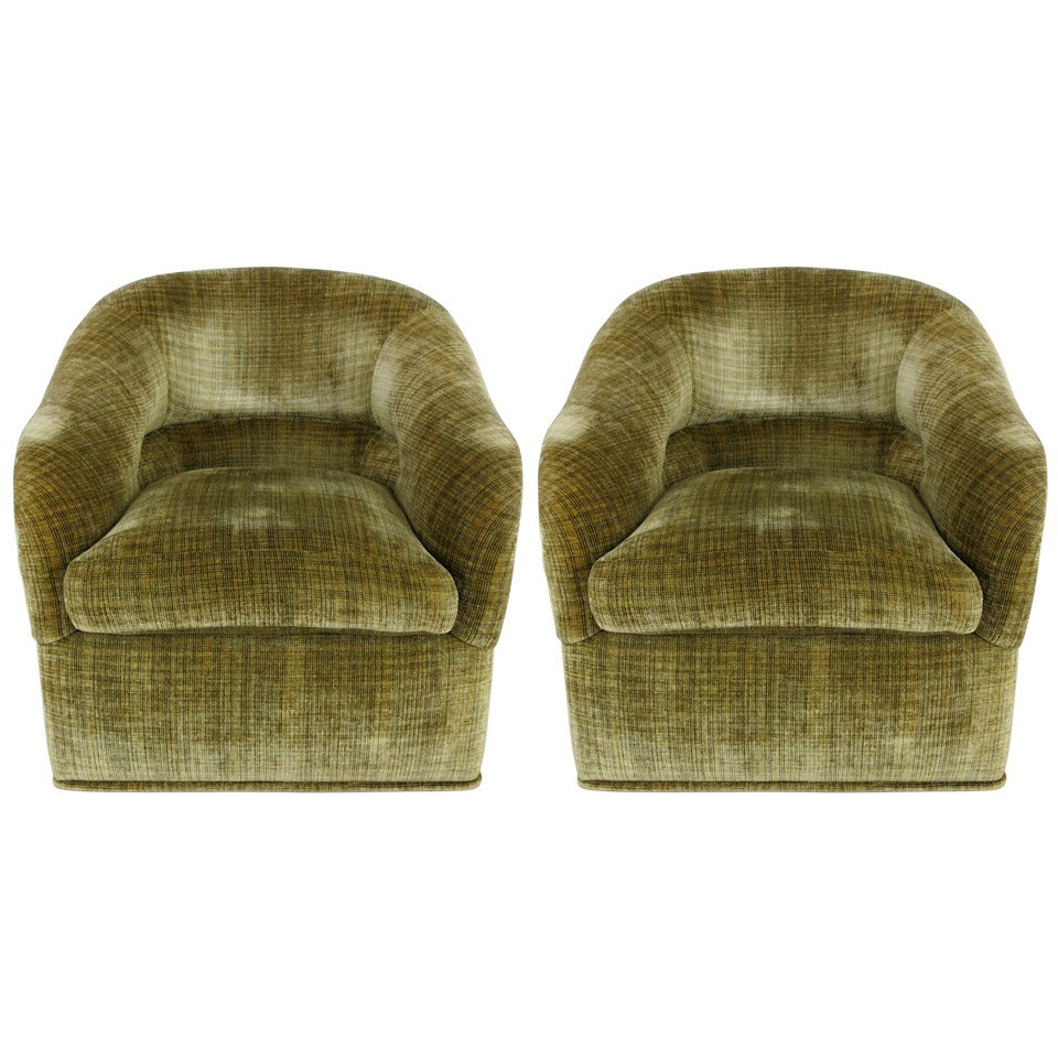 Pair of Sonoma Lounge Chairs by Sally Sirkin Lewis for J. Robert Scott