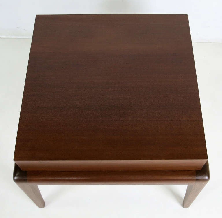 American Pair of Mahogany Side Tables by Seth Ben-Ari