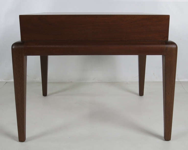 Pair of Mahogany Side Tables by Seth Ben-Ari In Excellent Condition In Danville, CA