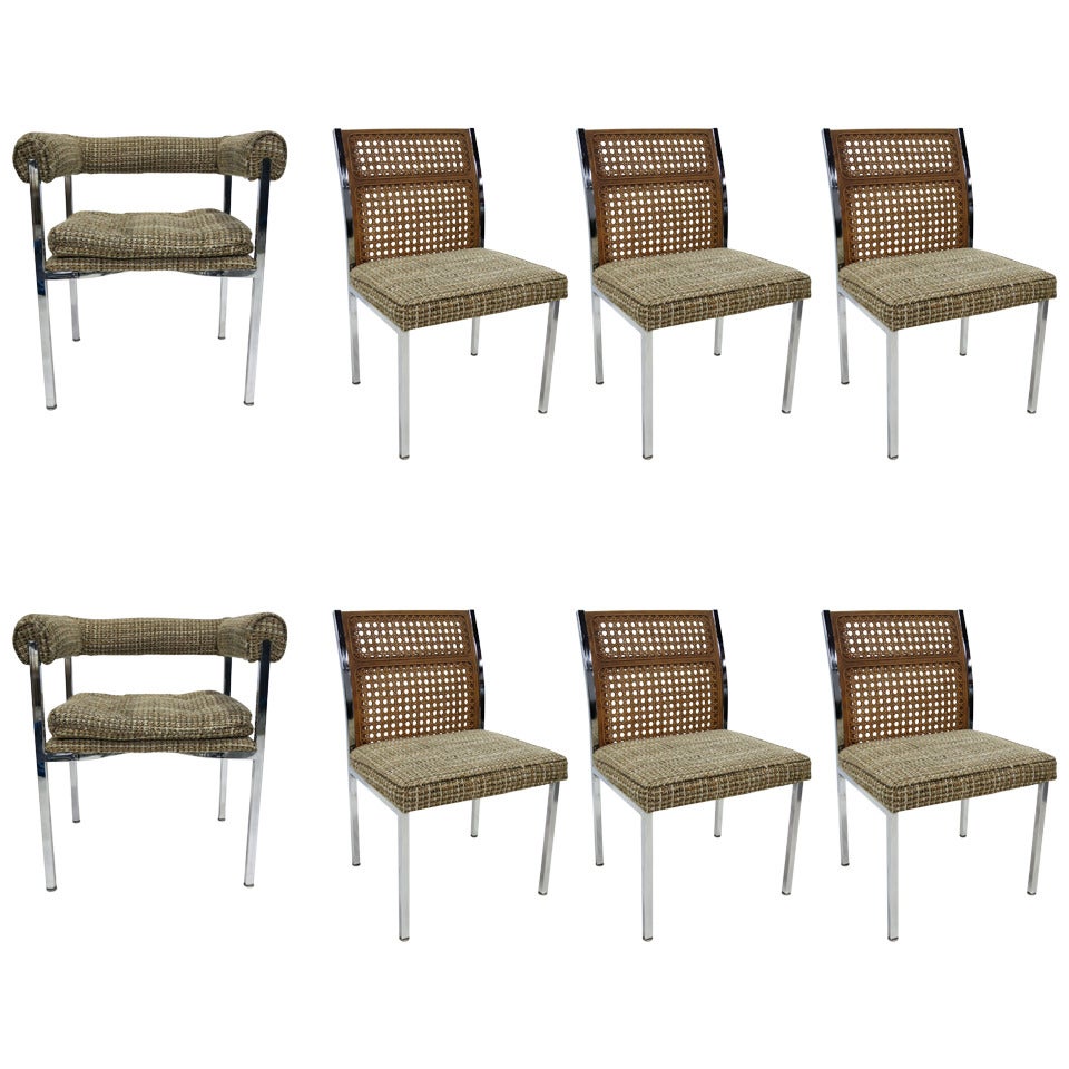 Set of Eight Dining Chairs by Howell
