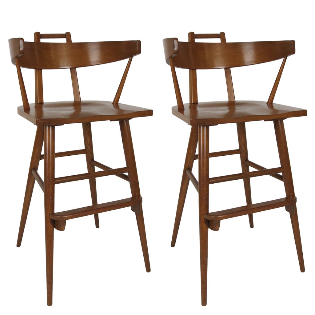 Pair of Modernist Bar Stools