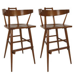 Pair of Bar Stools in the Style of Paul McCobb 9