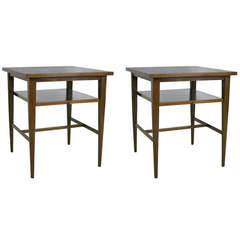 Pair of Mahogany End Tables by Paul McCobb for Directional