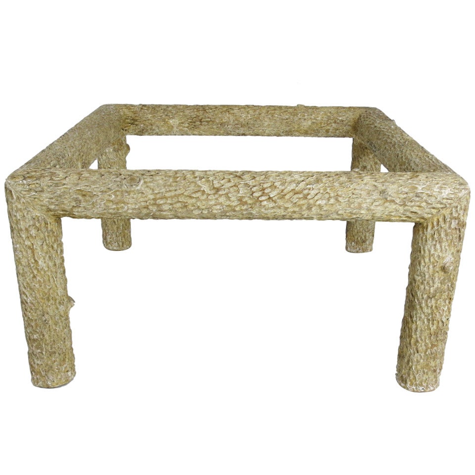 Faux Bois Coffee Table For Sale