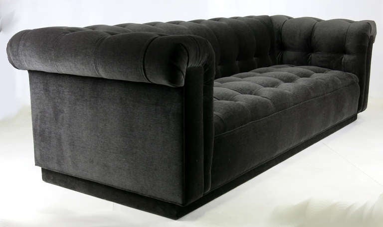 Modern Custom Chesterfield Sofa by Edward Wormley for Dunbar