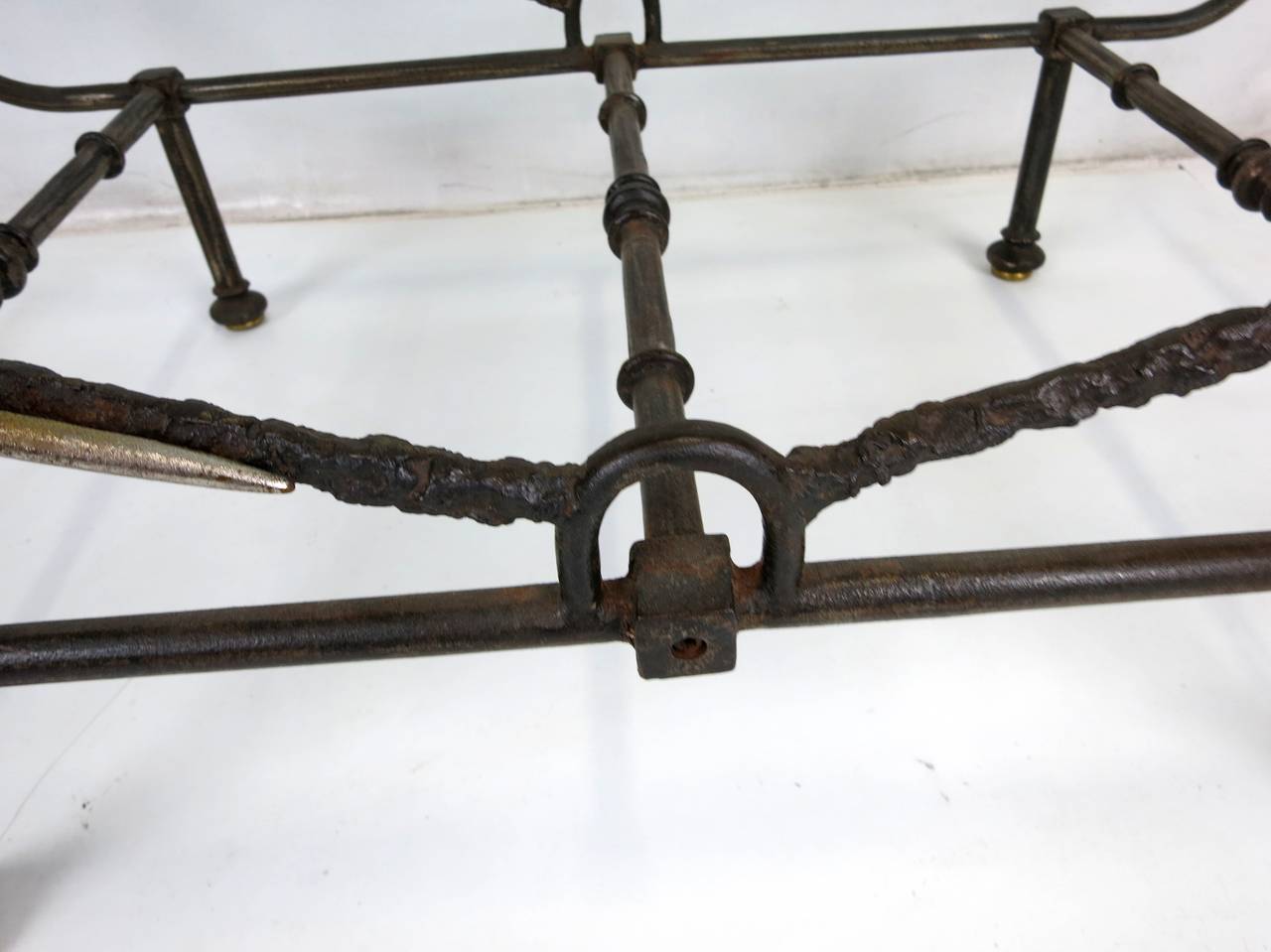 Late 20th Century Giacometti Style Iron Coffee Table