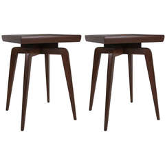 Pair of Modernist Side Tables