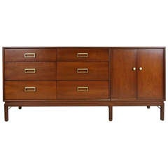 Rare "Sun Coast" Walnut Dresser by Kipp Stewart for Drexel