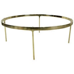 Rare 42" Bronze Coffee Table by Nicos Zographos