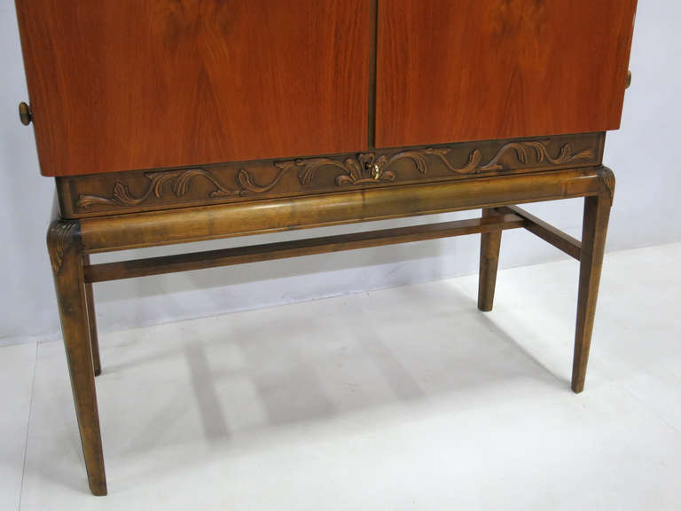 Mid-20th Century Swedish Bar Cabinet