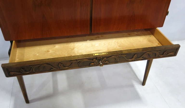 Mahogany Swedish Bar Cabinet