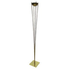 70's Italian Brass Torchere