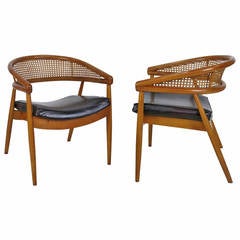 Pair of Lounge Chairs Used Famously by James Mont