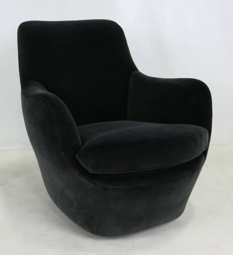 Sculptural Swivel Lounge Chair by Milo Baughman for Thayer Coggin at