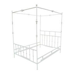 Wrought Iron Bed in the Style of Giacometti 4