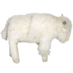 Large Fleece Buffalo Sculpture in the manner of  Lalanne