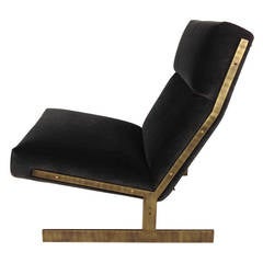 Bronze Frame Lounge Chair