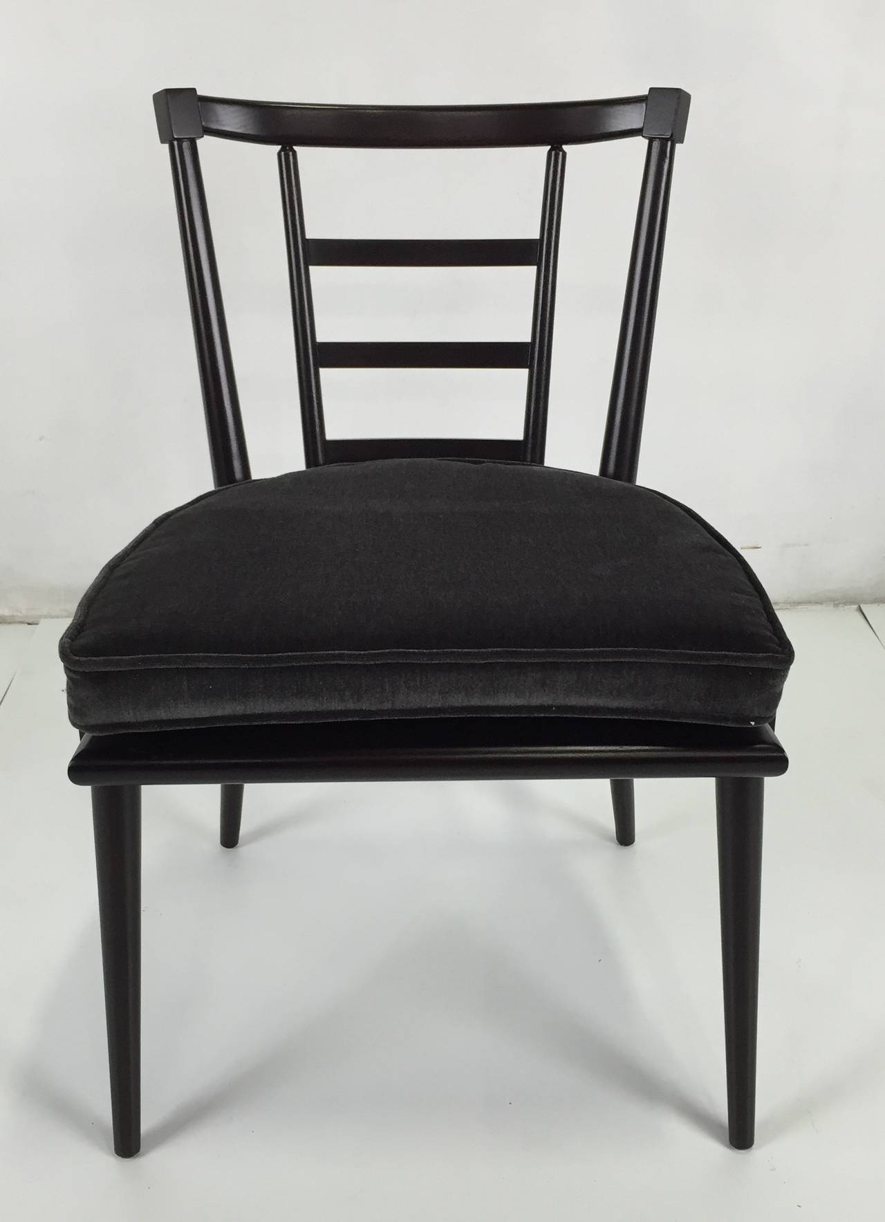 Set of Six Dining Chairs by Bert England for Johnson Furniture For Sale