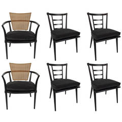 Set of Six Dining Chairs by Bert England for Johnson Furniture 4