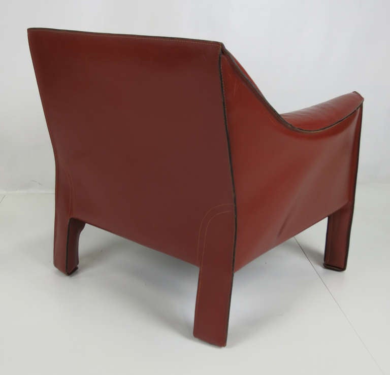 Italian Model 415 CAB Lounge Chair by Mario Bellini