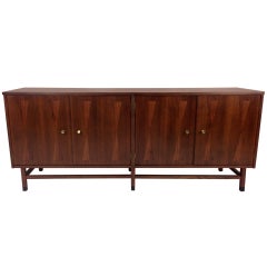 Walnut & Rosewood Sideboard in the style of Harvey Probber