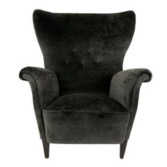 Diminutive Swedish Wing Chair