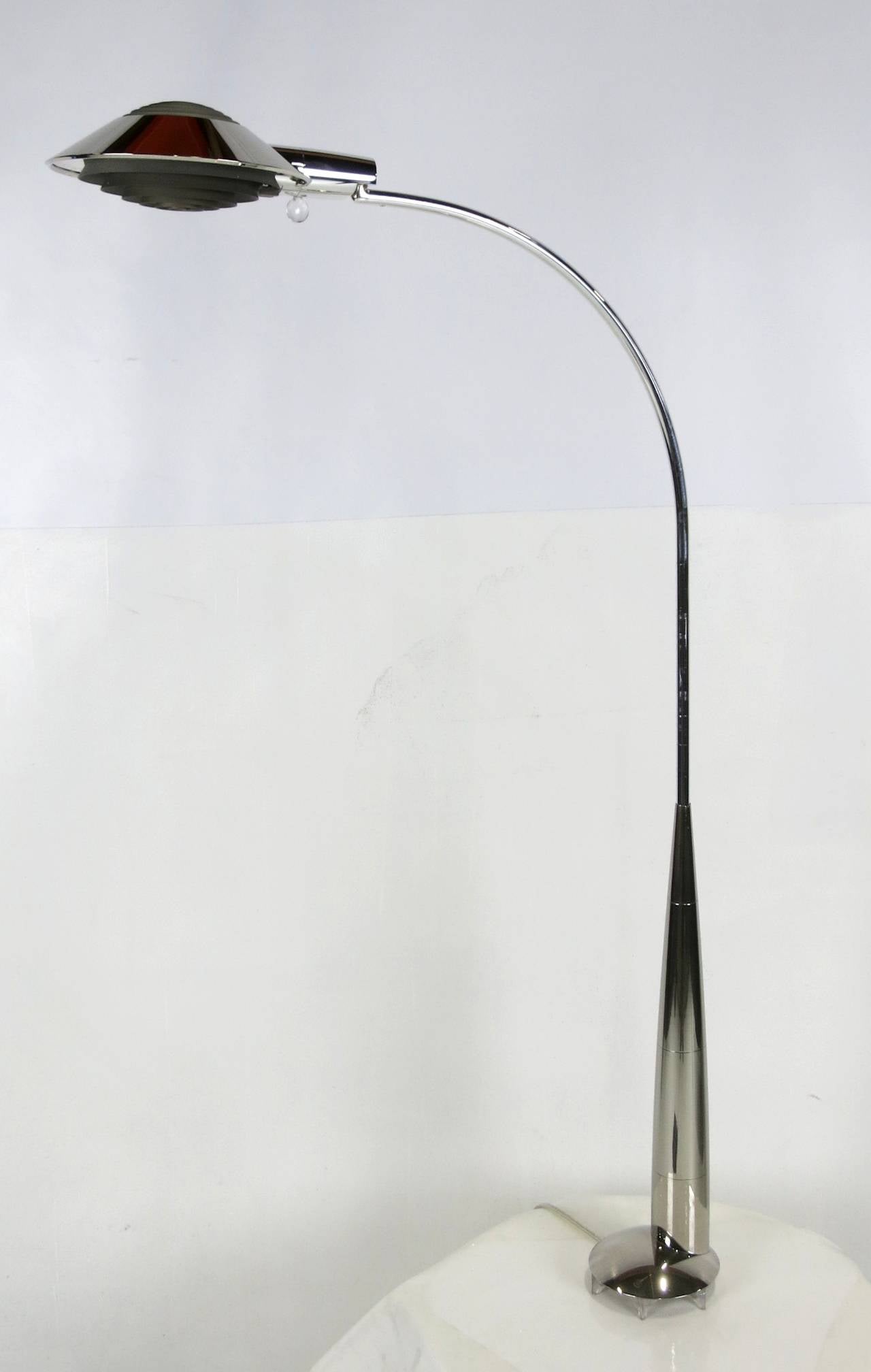 Rare Mint Model 91CO Floor Lamp by Cedric Hartman 1