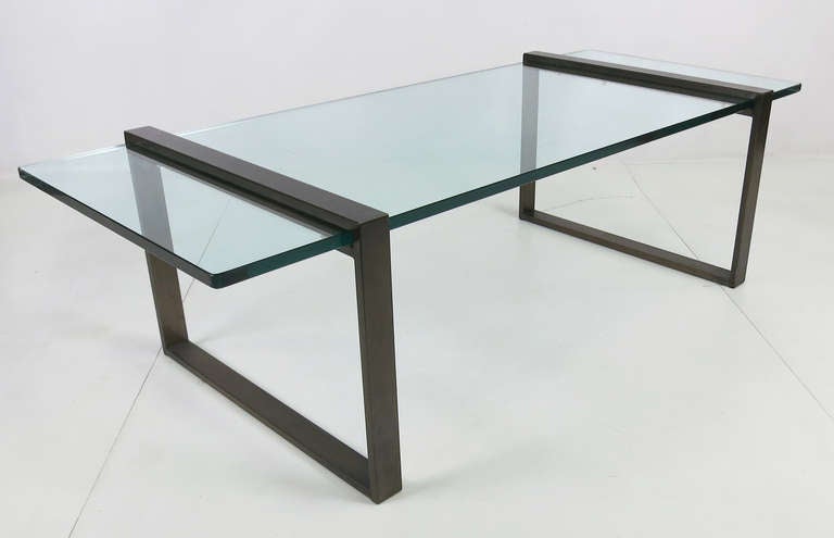 Bronze Modernist Coffee Table by Paul M. Jones In Excellent Condition In Danville, CA