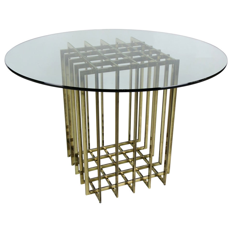 Pierre Cardin Cage Form Dining Table Base