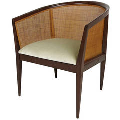 Caned Back Lounge Chair by Kipp Stewart for Directional
