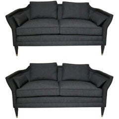 Pair of Loveseats by Baker Furniture for Marshall Field's