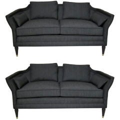 Pair of Loveseats by Baker Furniture for Marshall Field's