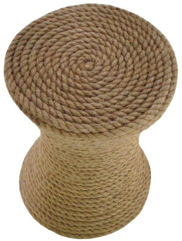 Coiled Rope Tabouret