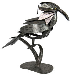 Exotic Brutal Style Raven Sculpture